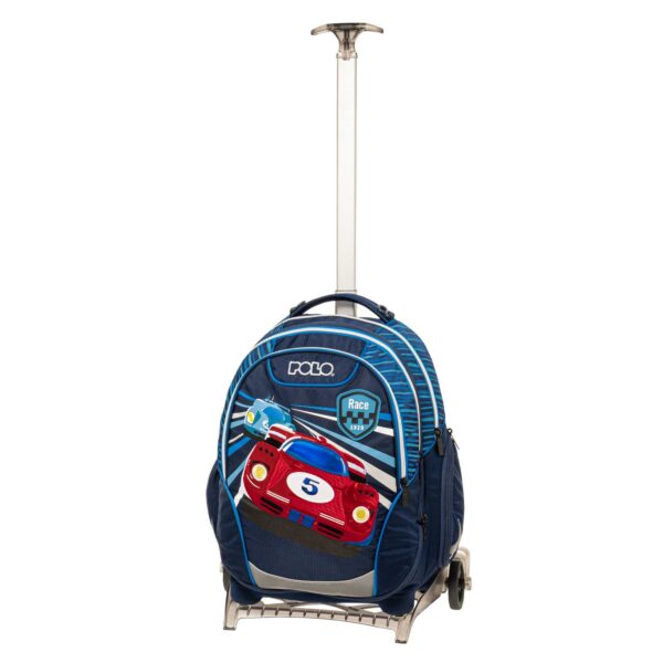 Σχολική τσάντα τρόλεϊ Polo Reel με σχέδιο αγωνιστικό αυτοκίνητο