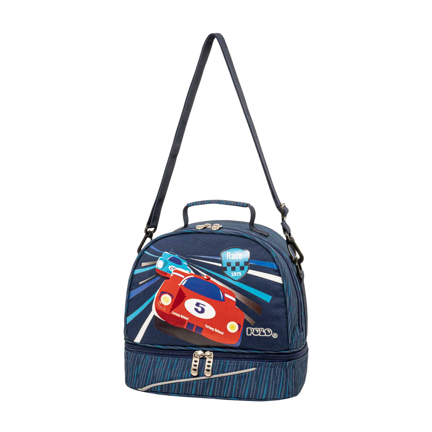 Παιδικό τσαντάκι φαγητού Polo με σχέδιο αγωνιστικό αυτοκίνητο