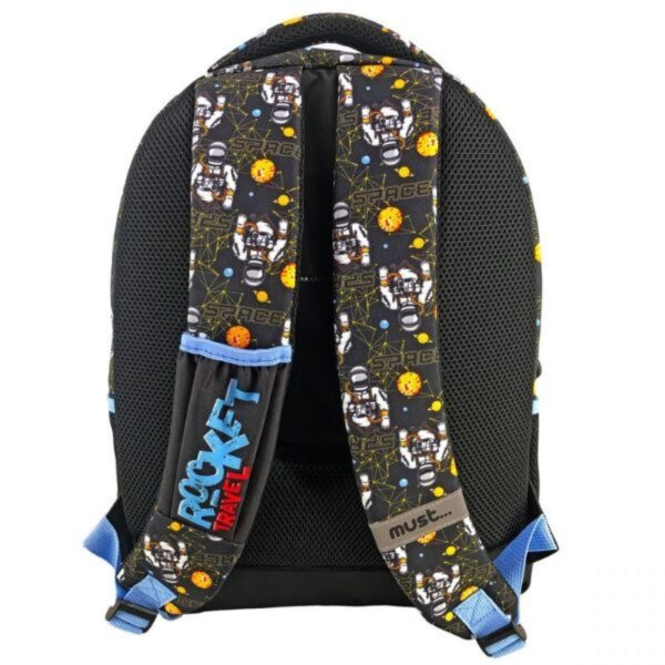 χολική τσάντα πλάτης Must Rocket Travel με αστροναύτη και σχέδιο διαστήματος