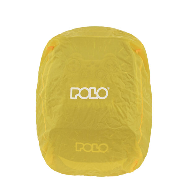 Σχολική τσάντα τρόλεϊ POLO 965055-8421 σε αποχρώσεις μαύρο και μπλε με σχέδιο gaming, πολλαπλές θήκες με φερμουάρ, μπροστινή τσέπη με λογότυπο POLO και αποσπώμενο μηχανισμό τρόλεϊ με ρόδες για εύκολη μεταφορά. θηκη για το αδιαβοροχο
